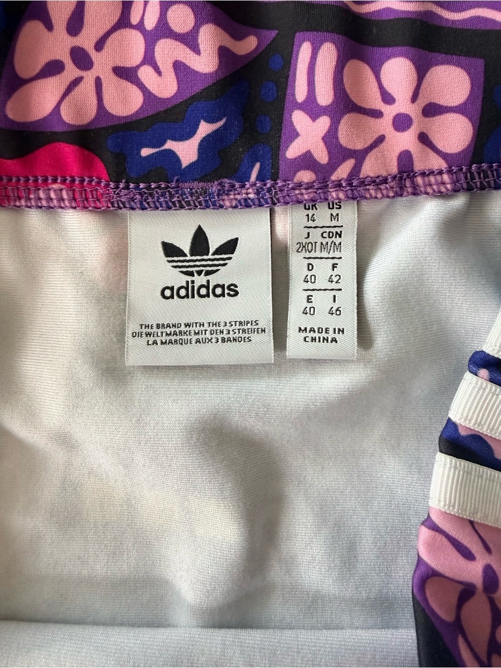 adidas x Hattie Stewart Tracksuit Streetwear Psychedelic Eyes Set Size M - Picture 6 of 9